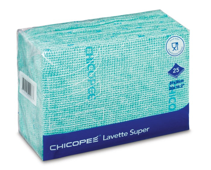 Antibakterielles Spütuch Lavette super : 1 Packung mit 25 Tüchern