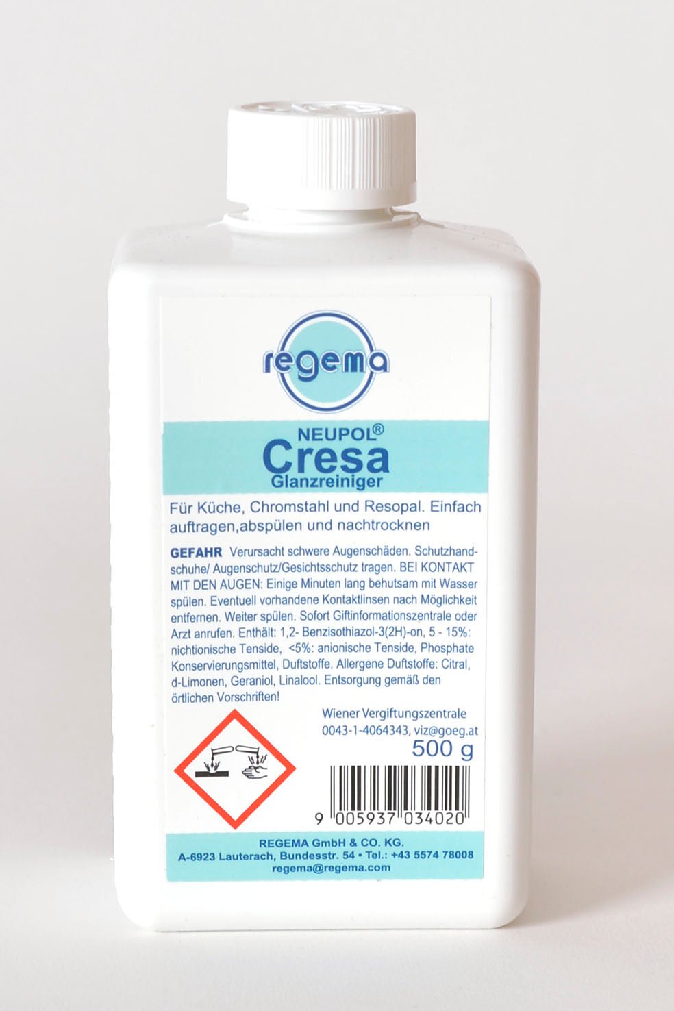 Cresa Reinigungscreme auf Kreide-Laugenbasis