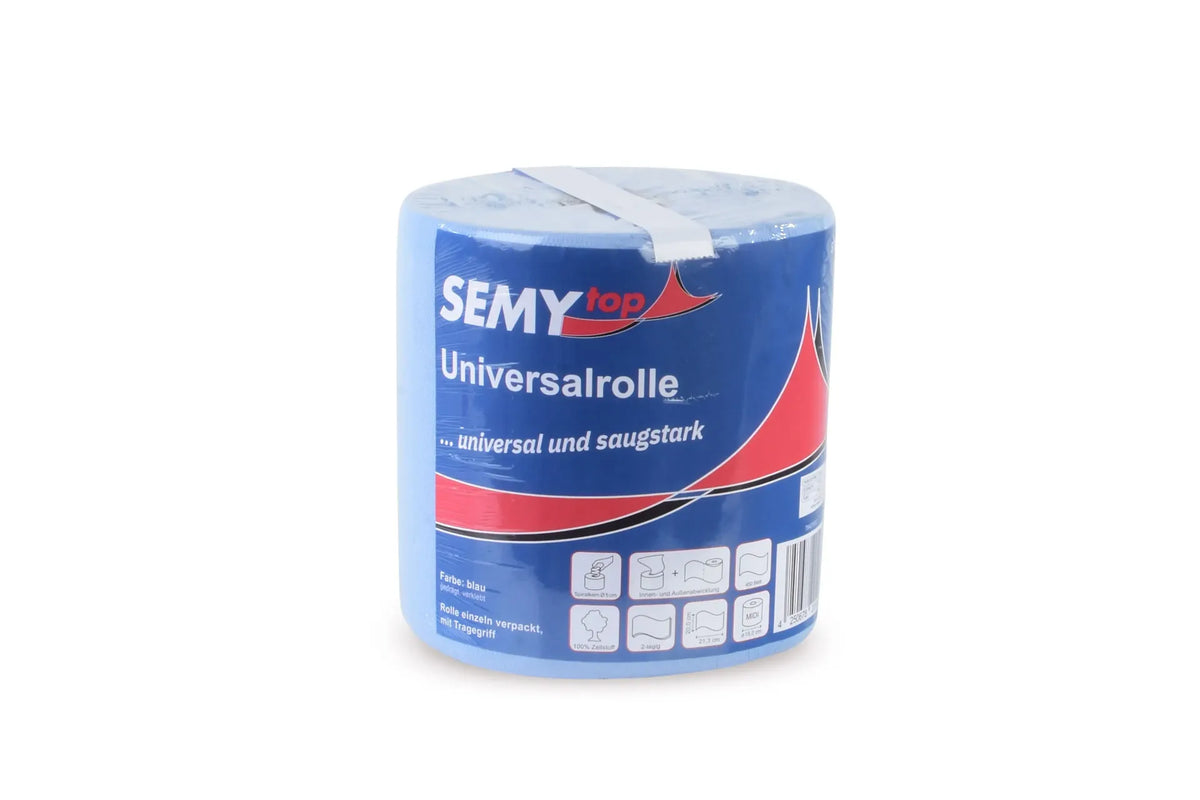 Papierhandtuchrolle 2-lagig, blau