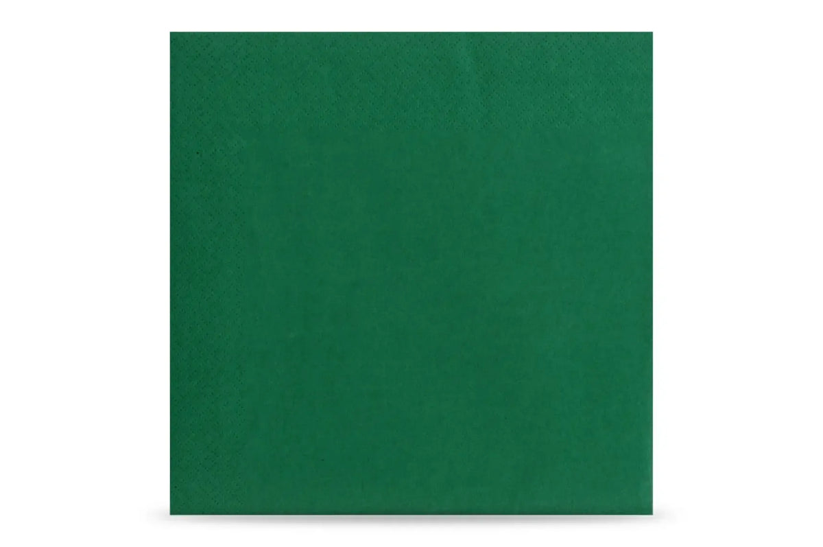 Servietten 33 x 33 cm, grün, 3-lagig, 1/8-Buchfalz