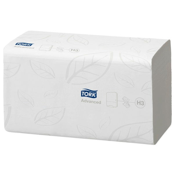 TORK PAPIERHANDTÜCHER, 2-LAGIGES TISSUE, ZZ-FALZUNG, HOCHWEISS